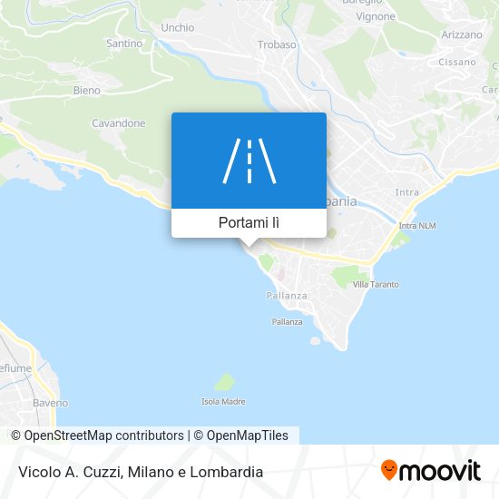 Mappa Vicolo A. Cuzzi