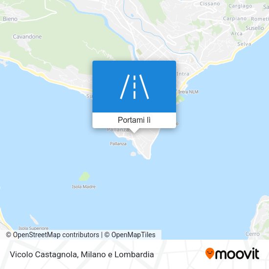 Mappa Vicolo Castagnola
