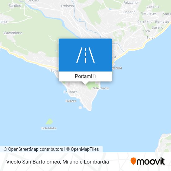 Mappa Vicolo San Bartolomeo