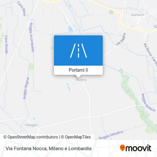 Mappa Via Fontana Nocca