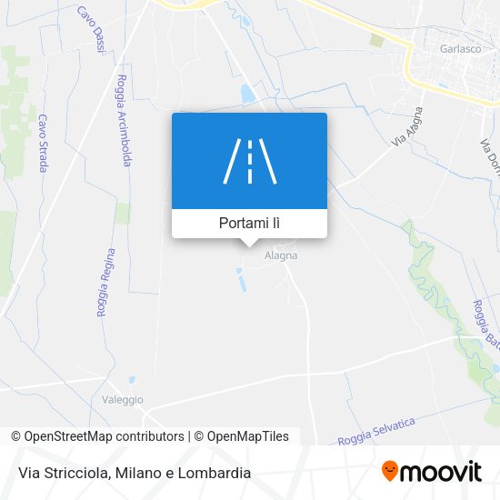 Mappa Via Stricciola