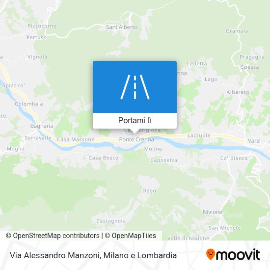 Mappa Via Alessandro Manzoni