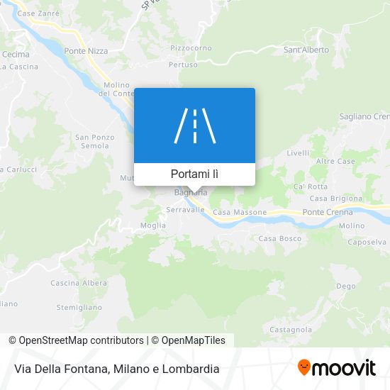 Mappa Via Della Fontana
