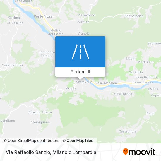 Mappa Via Raffaello Sanzio