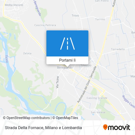 Mappa Strada Della Fornace