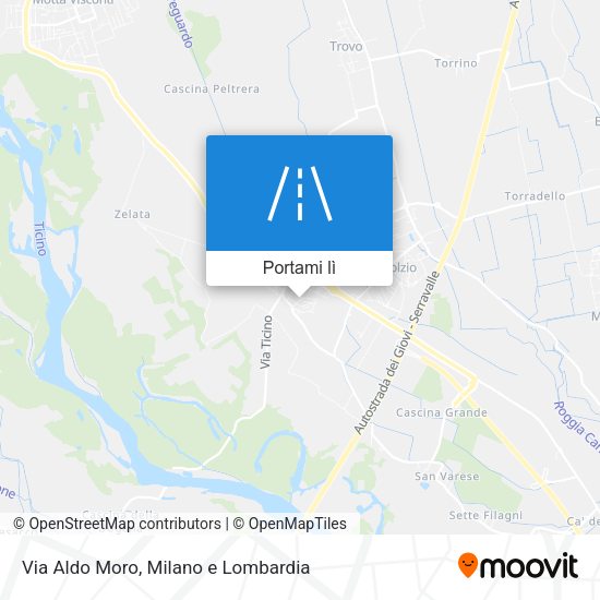 Mappa Via Aldo Moro