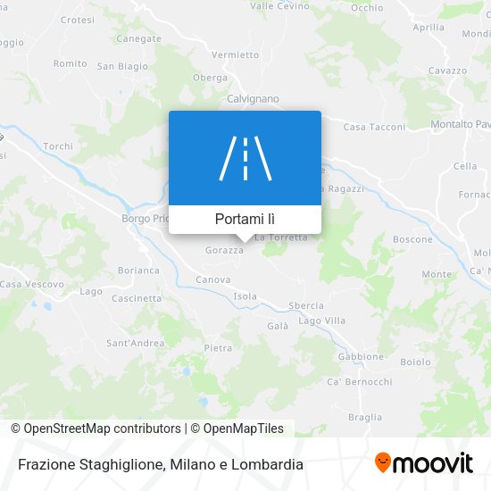 Mappa Frazione Staghiglione