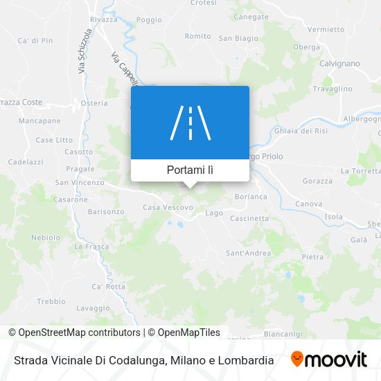 Mappa Strada Vicinale Di Codalunga