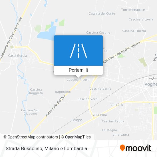 Mappa Strada Bussolino