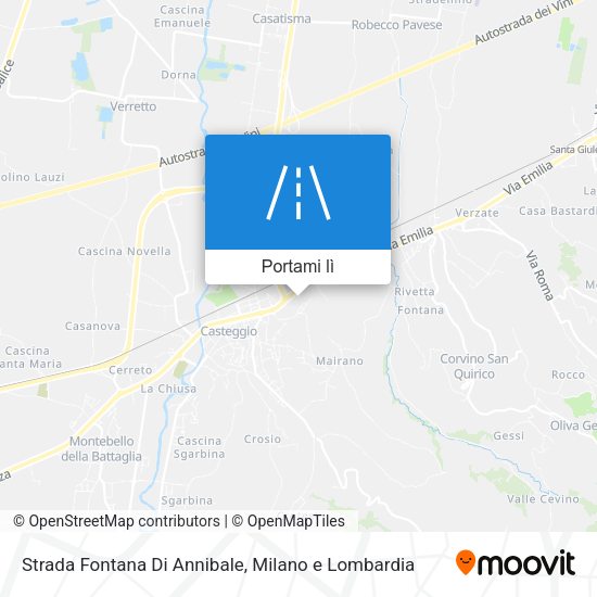 Mappa Strada Fontana Di Annibale