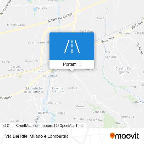 Mappa Via Del Rile