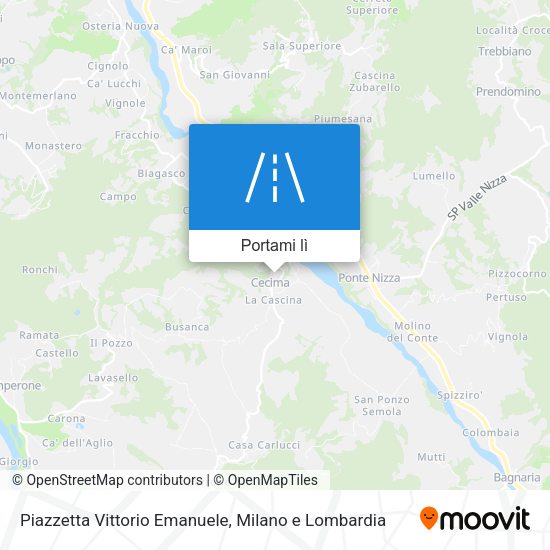 Mappa Piazzetta Vittorio Emanuele