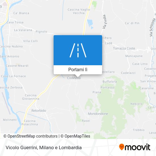 Mappa Vicolo Guerrini