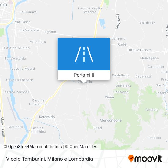 Mappa Vicolo Tamburini