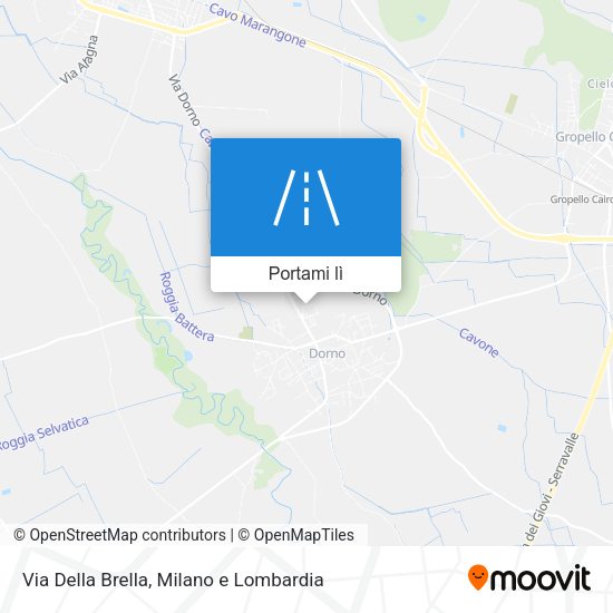 Mappa Via Della Brella
