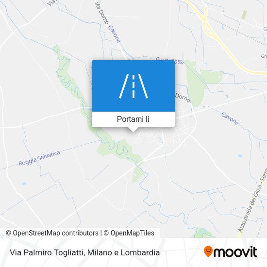 Mappa Via Palmiro Togliatti