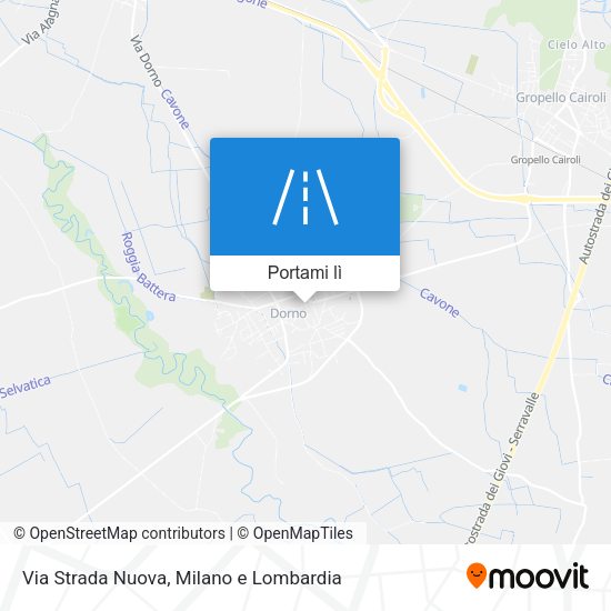 Mappa Via Strada Nuova