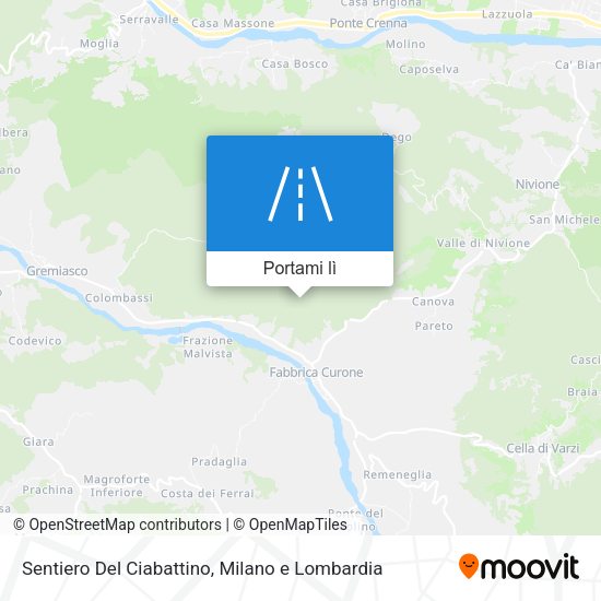 Mappa Sentiero Del Ciabattino