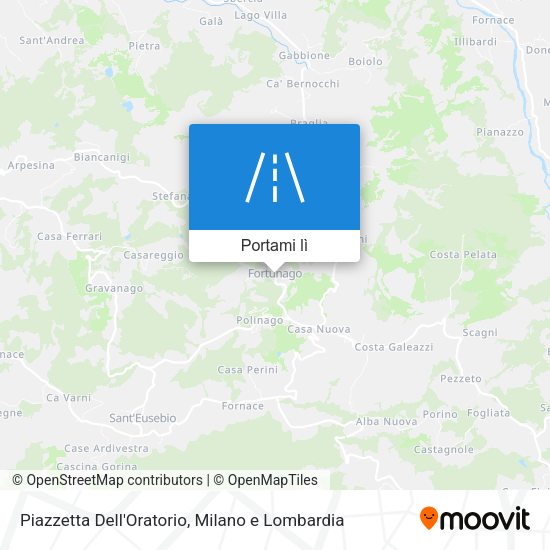 Mappa Piazzetta Dell'Oratorio