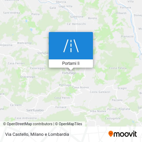 Mappa Via Castello
