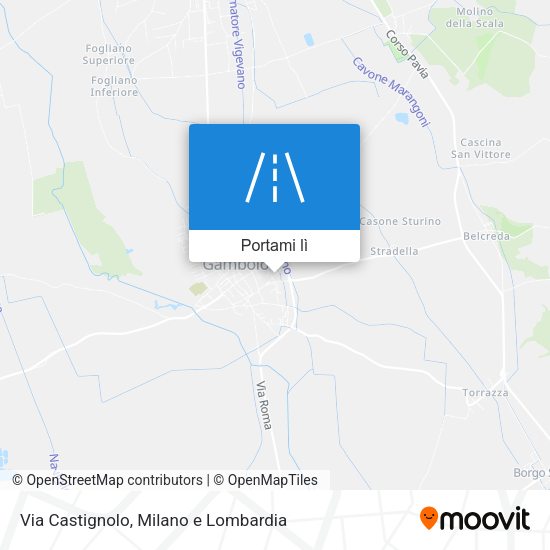 Mappa Via Castignolo