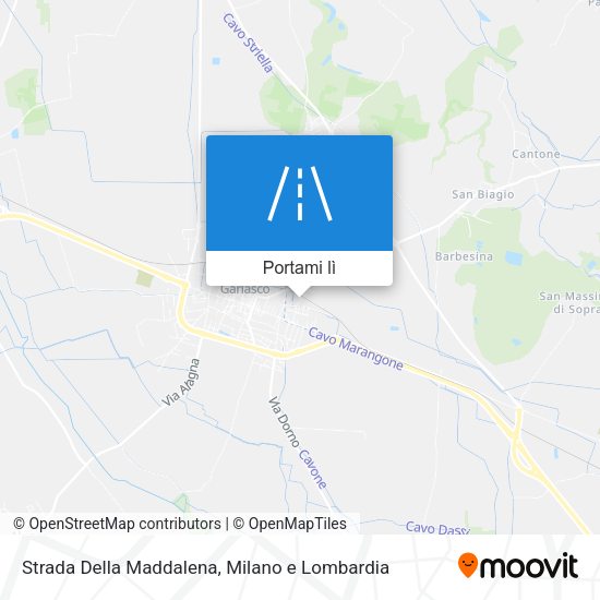 Mappa Strada Della Maddalena