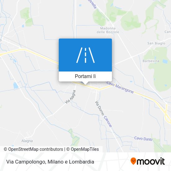 Mappa Via Campolongo