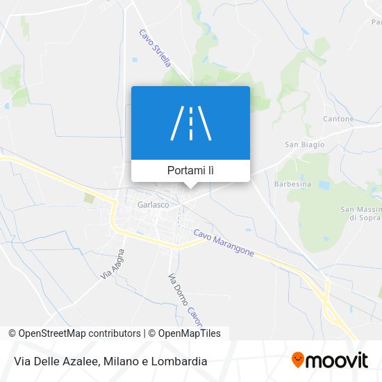 Mappa Via Delle Azalee