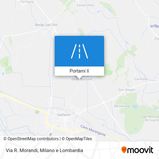 Mappa Via R. Morandi