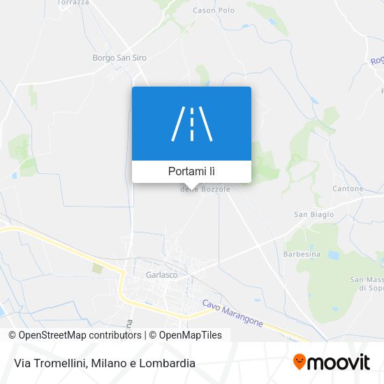 Mappa Via Tromellini
