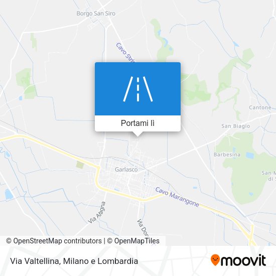Mappa Via Valtellina