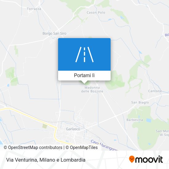 Mappa Via Venturina