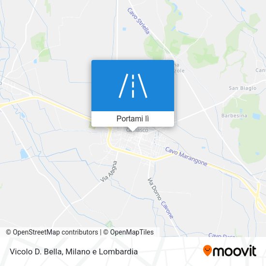 Mappa Vicolo D. Bella