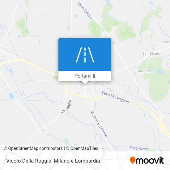 Mappa Vicolo Della Roggia