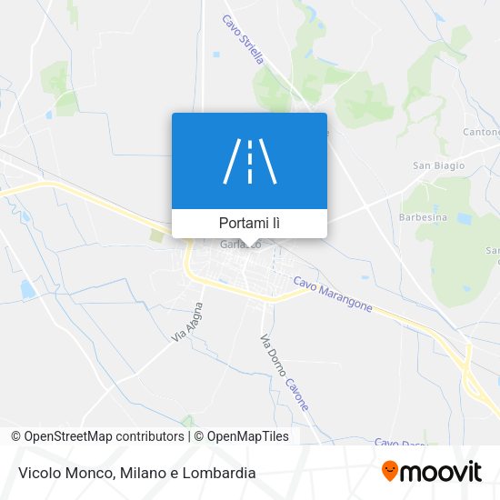 Mappa Vicolo Monco
