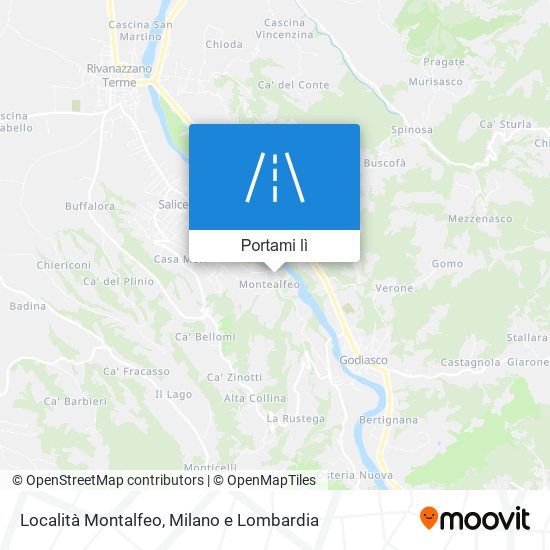 Mappa Località Montalfeo