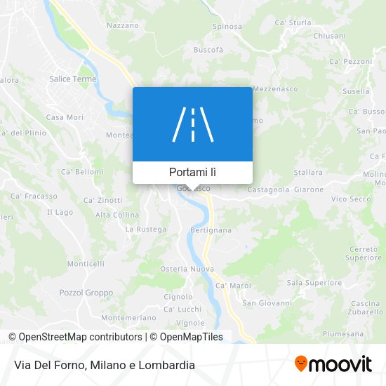 Mappa Via Del Forno