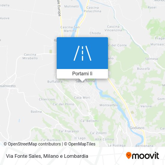Mappa Via Fonte Sales