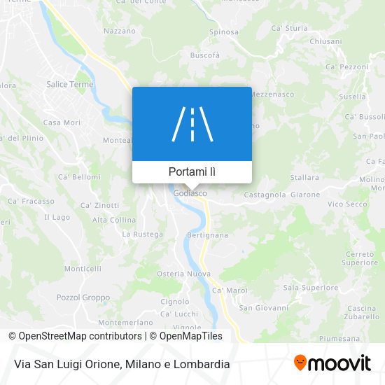 Mappa Via San Luigi Orione