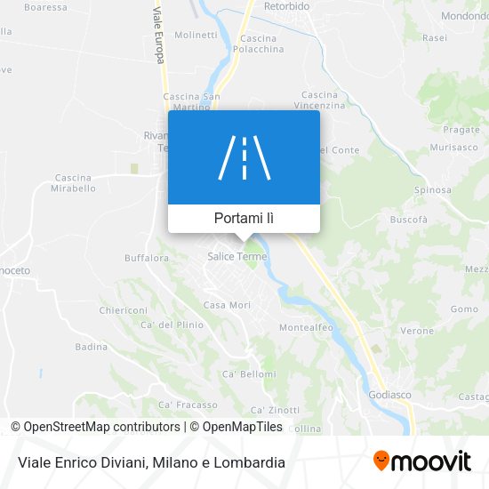 Mappa Viale Enrico Diviani