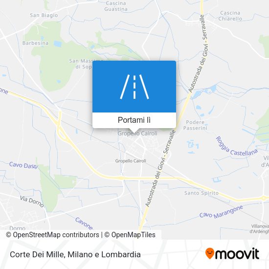Mappa Corte Dei Mille