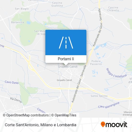 Mappa Corte Sant'Antonio