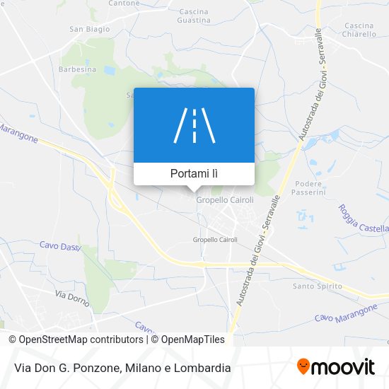 Mappa Via Don G. Ponzone
