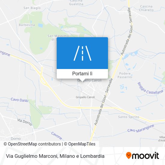 Mappa Via Guglielmo Marconi