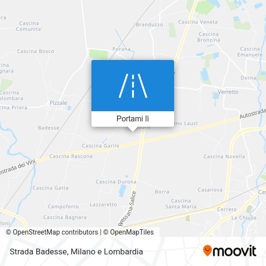 Mappa Strada Badesse