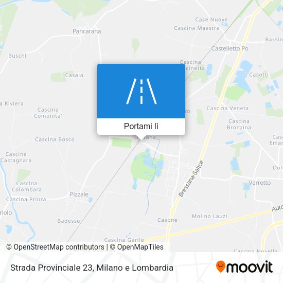 Mappa Strada Provinciale 23