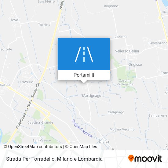 Mappa Strada Per Torradello