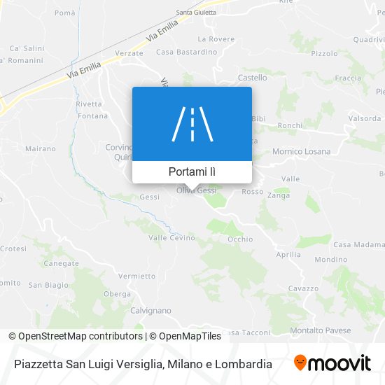 Mappa Piazzetta San Luigi Versiglia