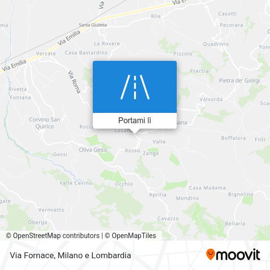 Mappa Via Fornace