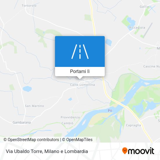Mappa Via Ubaldo Torre
